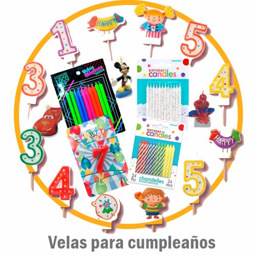 velas para fiestas a